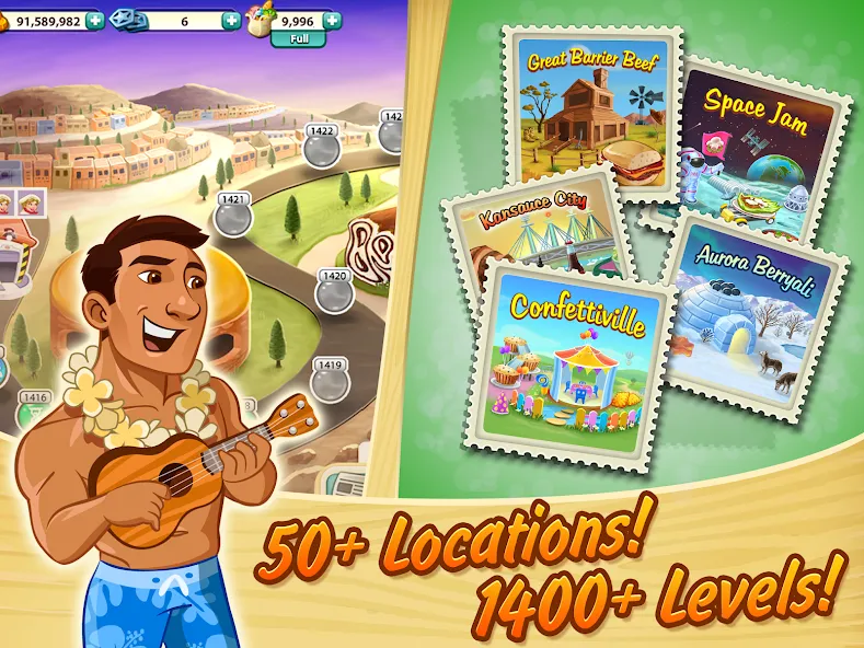 Скачать взлом Kitchen Scramble: Cooking Game (Китчен Скрэмбл)  [МОД Много монет] — полная версия apk на Андроид screen 2