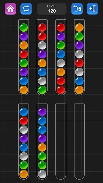 Взлом Ball Sort Puzzle — Color Game  [МОД Unlocked] — полная версия apk на Андроид screen 2