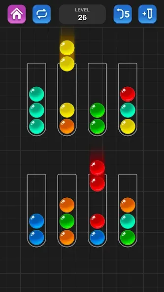 Взлом Ball Sort Puzzle — Color Game  [МОД Unlocked] — полная версия apk на Андроид screen 3