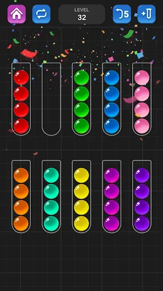 Взлом Ball Sort Puzzle — Color Game  [МОД Unlocked] — полная версия apk на Андроид screen 5