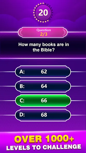 Взломанная Bible Trivia — Word Quiz Game (Библейская викторина)  [МОД Menu] — стабильная версия apk на Андроид screen 2