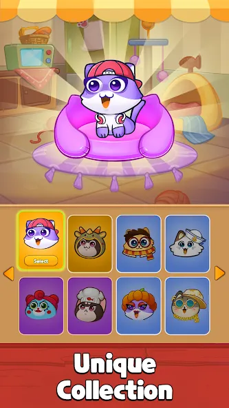 Скачать взлом Cat Sort Puzzle: Cute Pet Game  [МОД Много денег] — полная версия apk на Андроид screen 5