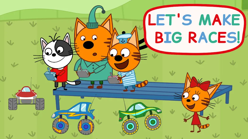 Взломанная Kid-E-Cats: Kids Monster Truck  [МОД Бесконечные деньги] — последняя версия apk на Андроид screen 1