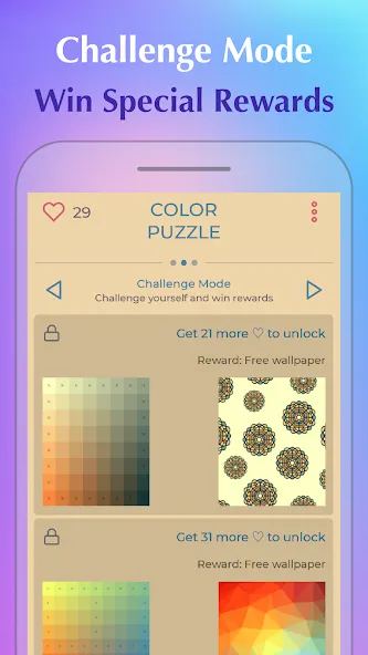 Скачать взлом Color Puzzle:Offline Hue Games  [МОД Бесконечные деньги] — стабильная версия apk на Андроид screen 5