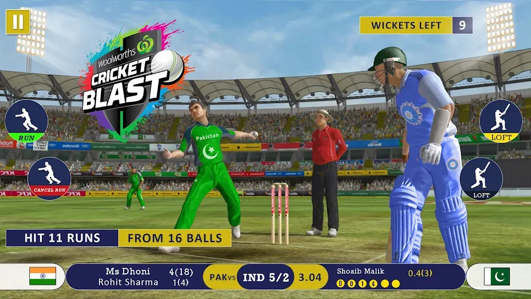 Скачать взлом World Cricket Games Offline  [МОД Бесконечные монеты] — стабильная версия apk на Андроид screen 2
