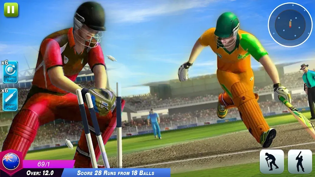 Скачать взлом World Cricket Games Offline  [МОД Бесконечные монеты] — стабильная версия apk на Андроид screen 4