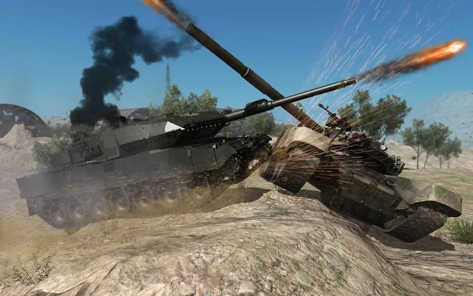 Взлом Real Tank Battle : War Machine (Реальное танковое сражение)  [МОД Unlimited Money] — последняя версия apk на Андроид screen 1