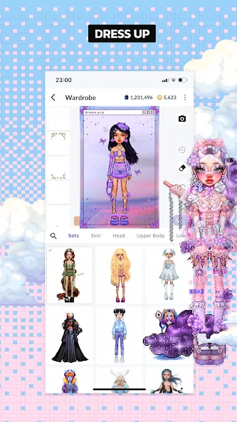 Скачать взломанную Everskies: Virtual Dress up (Эверскис)  [МОД Много монет] — полная версия apk на Андроид screen 2