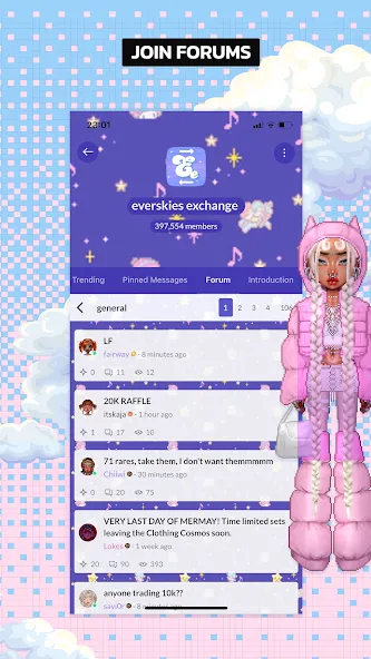 Скачать взломанную Everskies: Virtual Dress up (Эверскис)  [МОД Много монет] — полная версия apk на Андроид screen 4