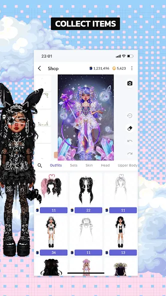 Скачать взломанную Everskies: Virtual Dress up (Эверскис)  [МОД Много монет] — полная версия apk на Андроид screen 5