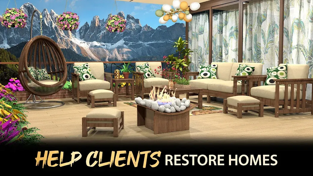 Скачать взломанную My Home Design: My House Games (Май Хоум Дизайн)  [МОД Mega Pack] — последняя версия apk на Андроид screen 4
