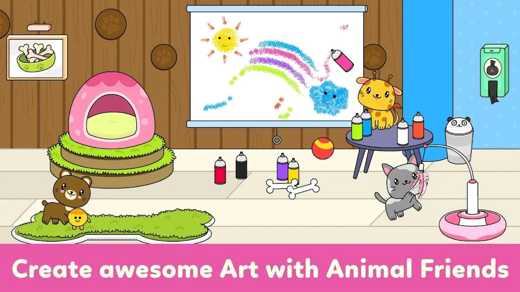Взломанная Tizi Town — My Pet Daycare  [МОД Меню] — последняя версия apk на Андроид screen 4