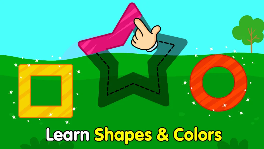Скачать взломанную Shapes & Colors Games for Kids  [МОД Бесконечные монеты] — последняя версия apk на Андроид screen 1