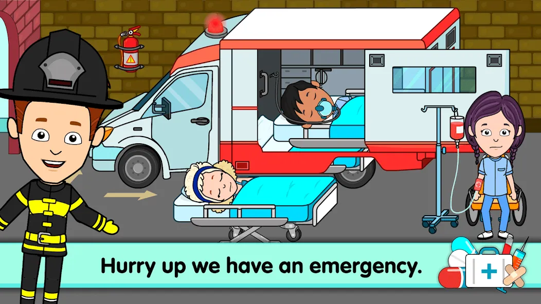 Взломанная My Hospital Town Doctor Games  [МОД Бесконечные деньги] — последняя версия apk на Андроид screen 1