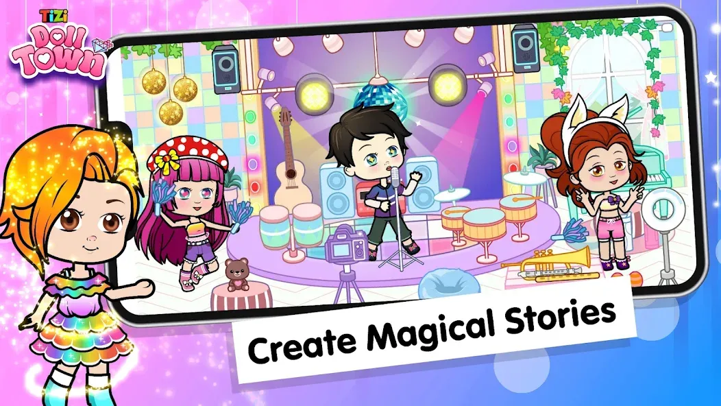 Взлом Tizi Town: Doll Dress Up Games  [МОД Бесконечные монеты] — стабильная версия apk на Андроид screen 5