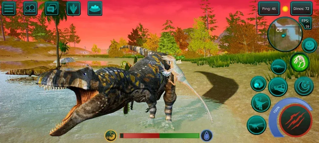 Взлом The Cursed Dinosaur Isle: Game  [МОД Меню] — стабильная версия apk на Андроид screen 1