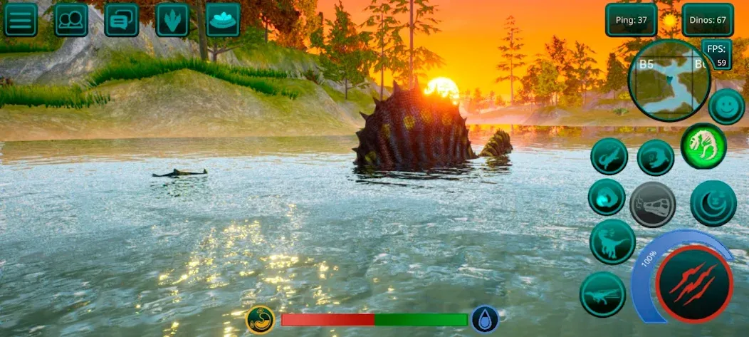 Взлом The Cursed Dinosaur Isle: Game  [МОД Меню] — стабильная версия apk на Андроид screen 3