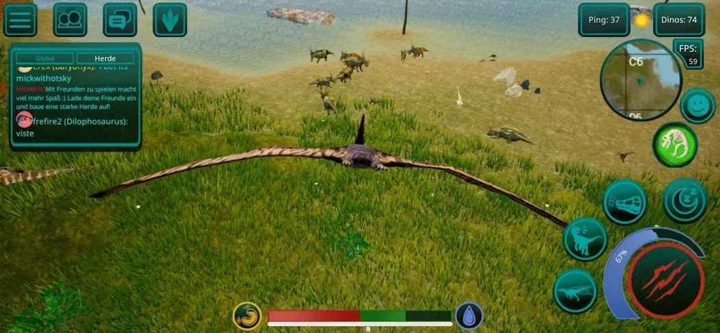 Взлом The Cursed Dinosaur Isle: Game  [МОД Меню] — стабильная версия apk на Андроид screen 4