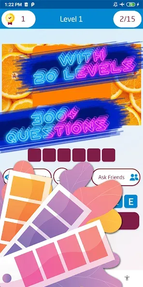 Скачать взломанную Guess the color game  [МОД Меню] — стабильная версия apk на Андроид screen 3