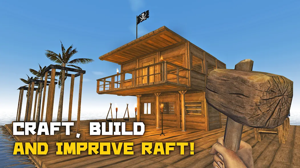 Взломанная Survival & Craft: Multiplayer  [МОД Mega Pack] — последняя версия apk на Андроид screen 1