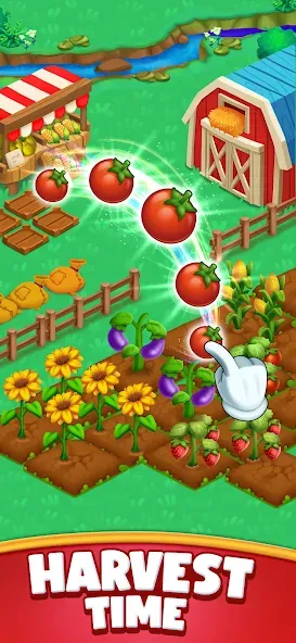 Взлом Farm Blast — Merge & Pop  [МОД Много монет] — стабильная версия apk на Андроид screen 5