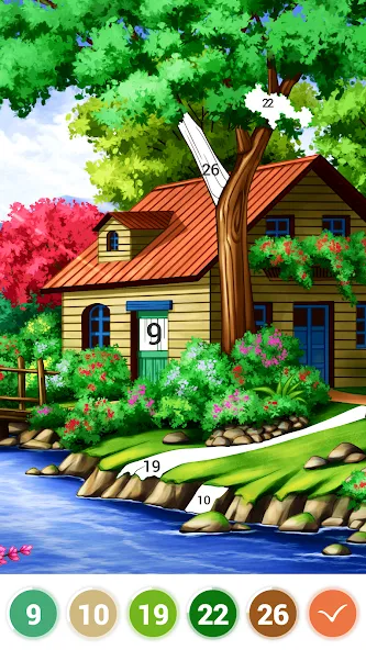 Скачать взлом Art Coloring — Color by Number  [МОД Menu] — полная версия apk на Андроид screen 3