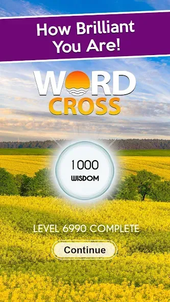 Взломанная Word Cross: Crossy Word Search (Уорд Кросс)  [МОД Бесконечные деньги] — стабильная версия apk на Андроид screen 1
