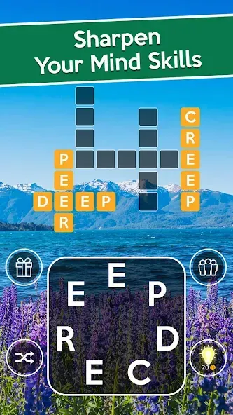 Взломанная Word Cross: Crossy Word Search (Уорд Кросс)  [МОД Бесконечные деньги] — стабильная версия apk на Андроид screen 2