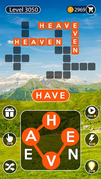 Взломанная Word Cross: Crossy Word Search (Уорд Кросс)  [МОД Бесконечные деньги] — стабильная версия apk на Андроид screen 3