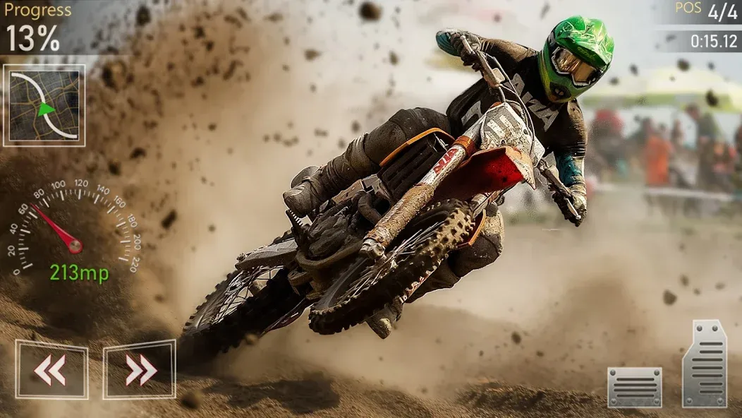 Взлом Motocross MX Dirt Bike Games  [МОД Unlocked] — стабильная версия apk на Андроид screen 2