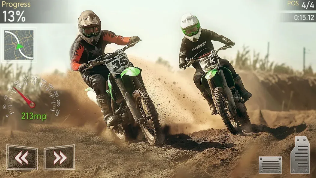 Взлом Motocross MX Dirt Bike Games  [МОД Unlocked] — стабильная версия apk на Андроид screen 4