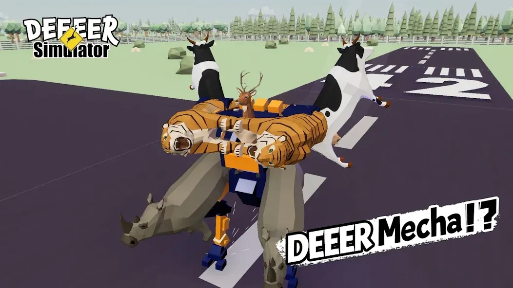Взлом DEEEER Simulator: Modern World (ДИИИР Симулятор)  [МОД Unlimited Money] — последняя версия apk на Андроид screen 5