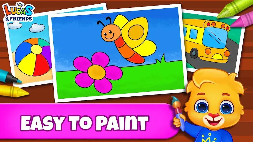 Скачать взлом Coloring Games: Color & Paint  [МОД Много денег] — стабильная версия apk на Андроид screen 1