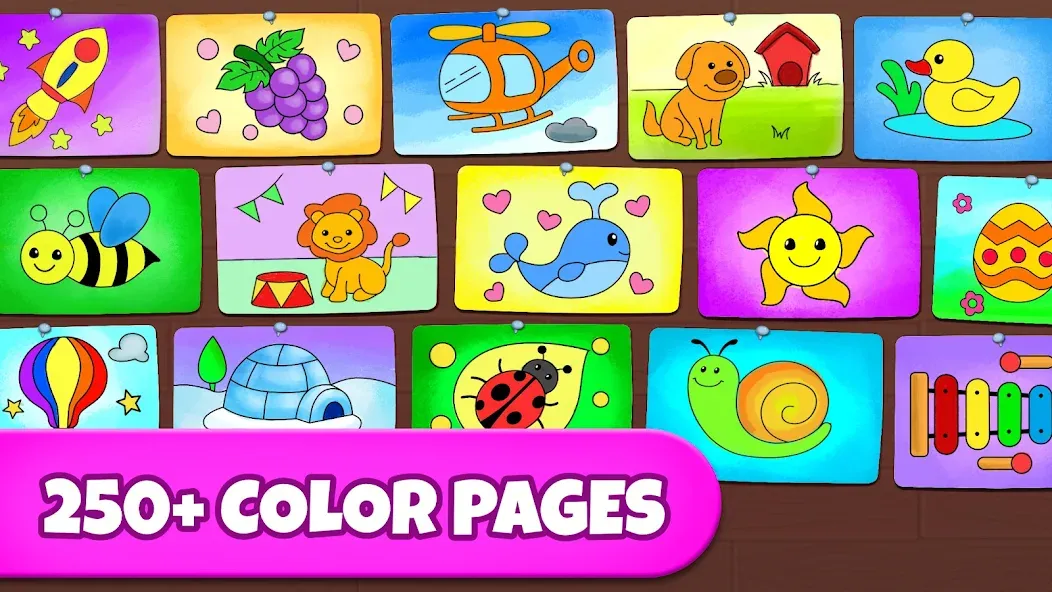 Скачать взлом Coloring Games: Color & Paint  [МОД Много денег] — стабильная версия apk на Андроид screen 4