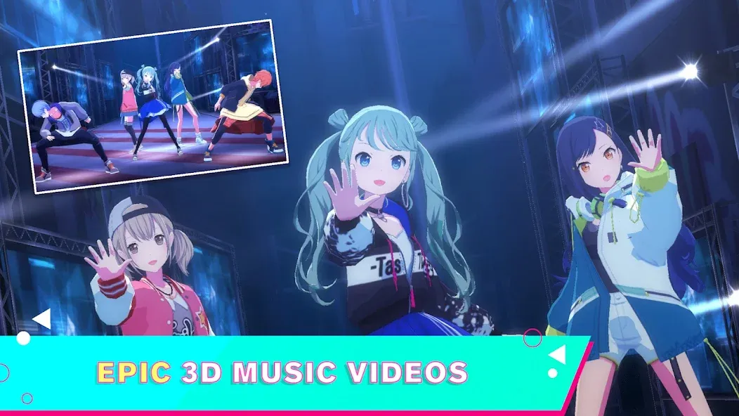 Скачать взлом HATSUNE MIKU: COLORFUL STAGE! (Хацуне Мику)  [МОД Много монет] — стабильная версия apk на Андроид screen 4