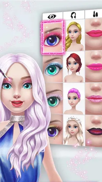 Взломанная Fashion Makeover Stylist Game  [МОД Mega Pack] — полная версия apk на Андроид screen 4
