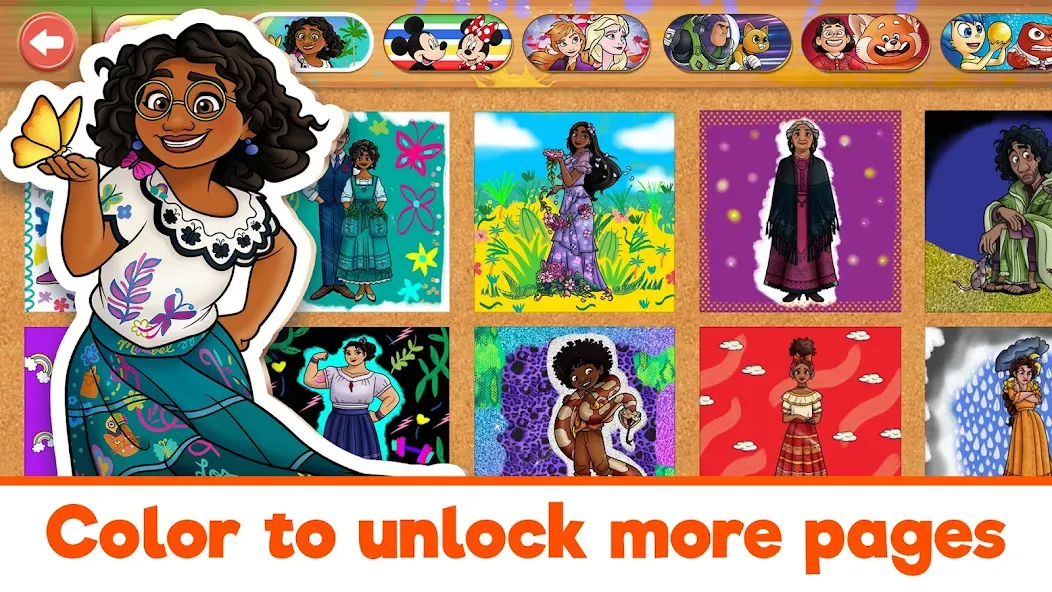 Скачать взлом Disney Coloring World (Дисней)  [МОД Меню] — последняя версия apk на Андроид screen 5