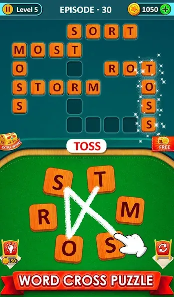 Скачать взломанную Word Game 2024 — Word Connect (Ворд Гейм 2023)  [МОД Unlimited Money] — стабильная версия apk на Андроид screen 5