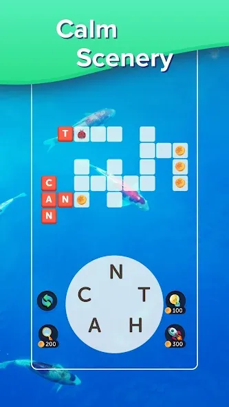 Скачать взлом Puzzlescapes Word Search Games (Паззлскейпс Ворд Срч Геймс)  [МОД Много денег] — полная версия apk на Андроид screen 4