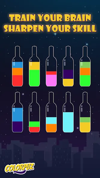 Скачать взлом Colorpuz — Water Sort Puzzle (Колорпаз)  [МОД Бесконечные деньги] — стабильная версия apk на Андроид screen 2