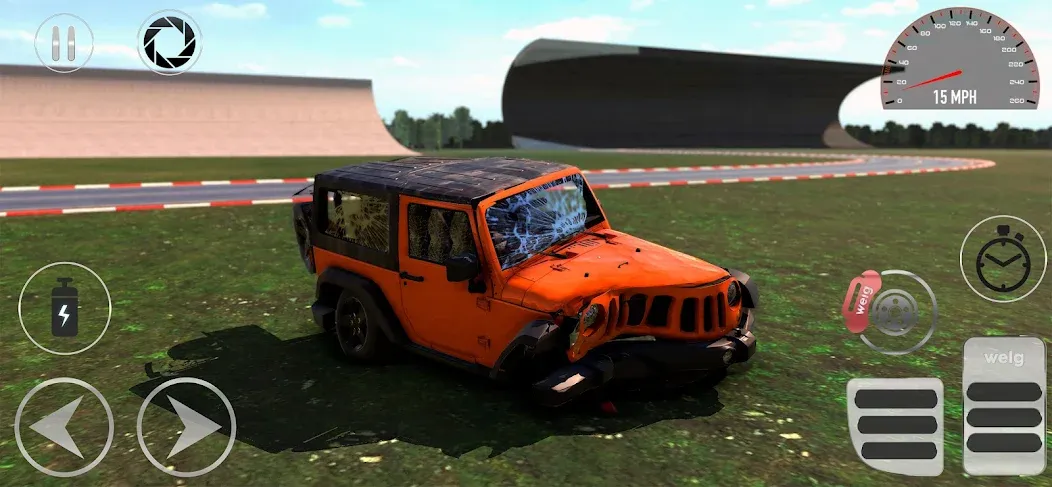 Скачать взломанную WDAMAGE: Car Crash (ВДАМАГЕ)  [МОД Unlocked] — последняя версия apk на Андроид screen 2