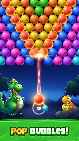 Взлом Bubble Shooter Primitive Eggs (Бабл Шутер Примитивные Яйца)  [МОД Меню] — стабильная версия apk на Андроид screen 2