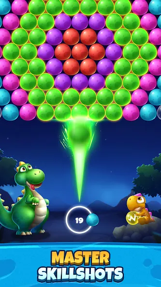 Взлом Bubble Shooter Primitive Eggs (Бабл Шутер Примитивные Яйца)  [МОД Меню] — стабильная версия apk на Андроид screen 3