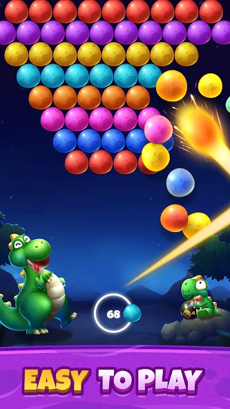 Взлом Bubble Shooter Primitive Eggs (Бабл Шутер Примитивные Яйца)  [МОД Меню] — стабильная версия apk на Андроид screen 4