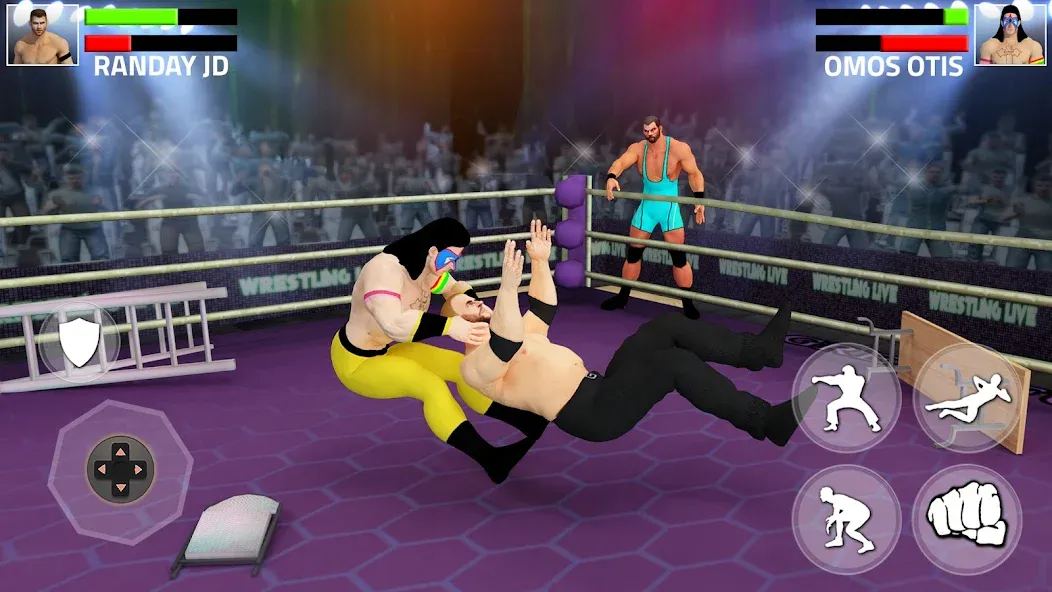 Скачать взлом Tag Team Wrestling Game (Таг Тим Реслинг Гейм)  [МОД Menu] — полная версия apk на Андроид screen 4
