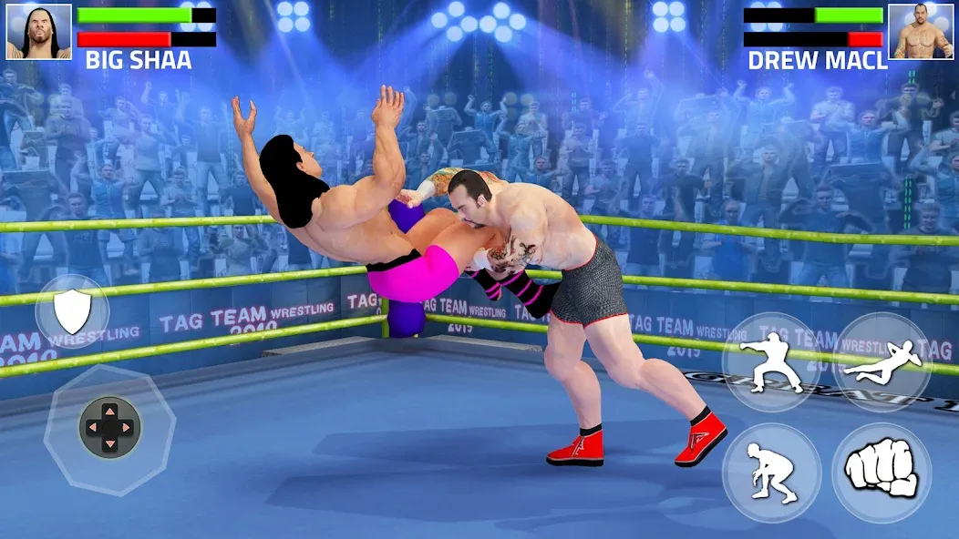 Скачать взлом Tag Team Wrestling Game (Таг Тим Реслинг Гейм)  [МОД Menu] — полная версия apk на Андроид screen 5