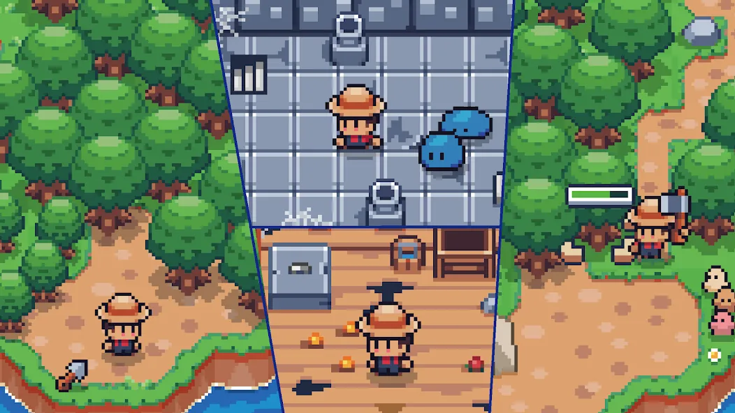 Скачать взлом Tiny  Island Survival  [МОД Unlimited Money] — последняя версия apk на Андроид screen 4