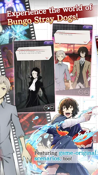 Взлом Bungo Stray Dogs: TotL (Бунго Бродячие псы)  [МОД Unlocked] — последняя версия apk на Андроид screen 4