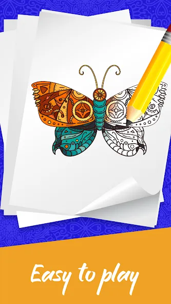 Взломанная Mandala Coloring Book Game (Мандала Книга раскрасок  Игра)  [МОД Unlimited Money] — стабильная версия apk на Андроид screen 2