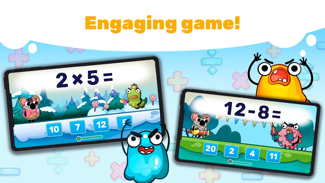 Взломанная Fun Math Facts: Games for Kids  [МОД Unlimited Money] — полная версия apk на Андроид screen 2